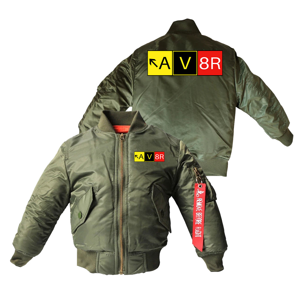 AV8R Designed Children Bomber Jackets