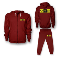 Thumbnail for AV8R Designed Zipped Hoodies & Sweatpants Set