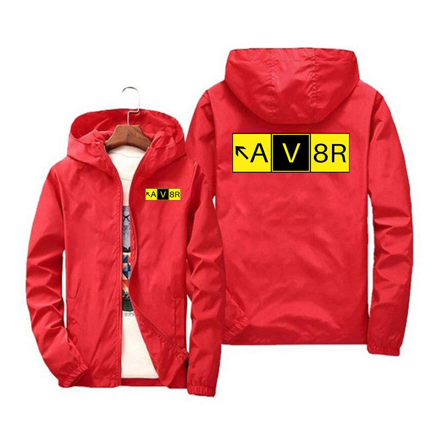 AV8R Designed Windbreaker Jackets
