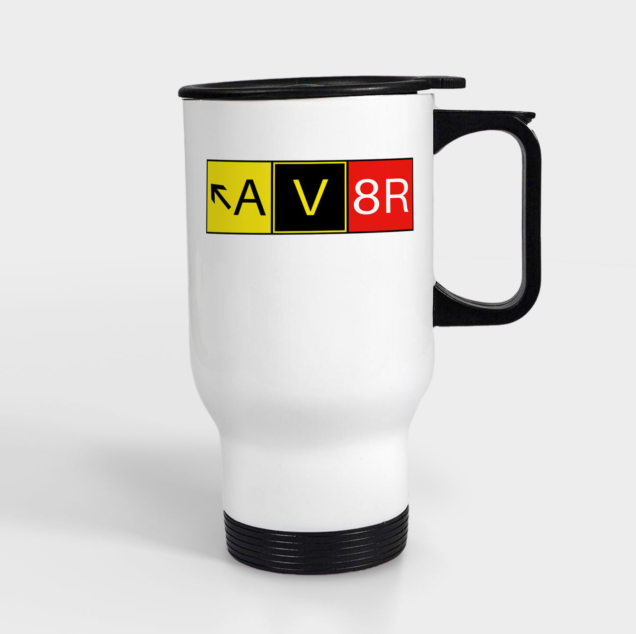 AV8R Designed Travel Mugs (With Holder)