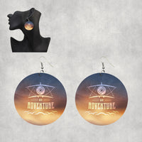 Thumbnail for Air Adventure Designed Wooden Drop Earrings