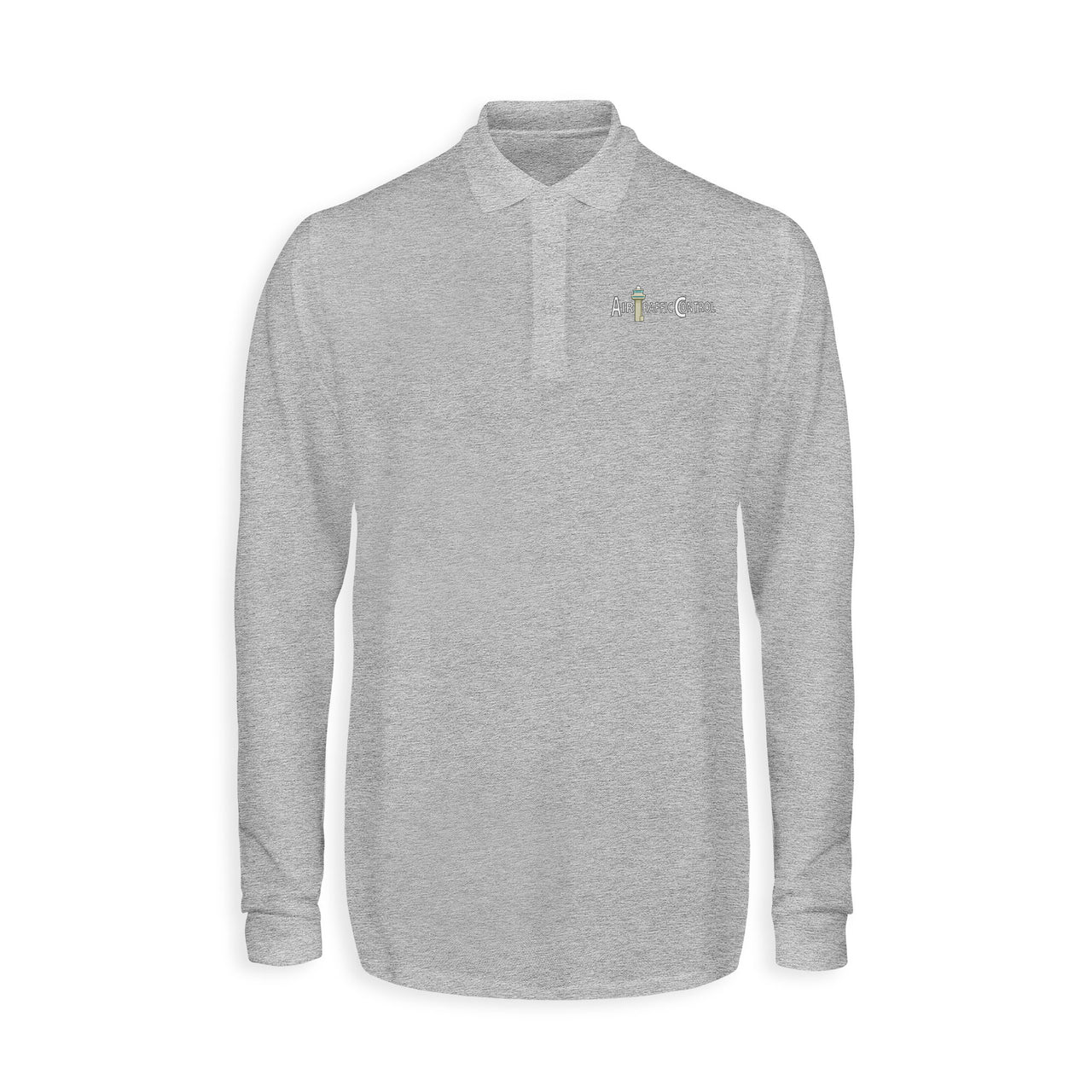 Air Traffic Control Designed Long Sleeve Polo T-Shirts
