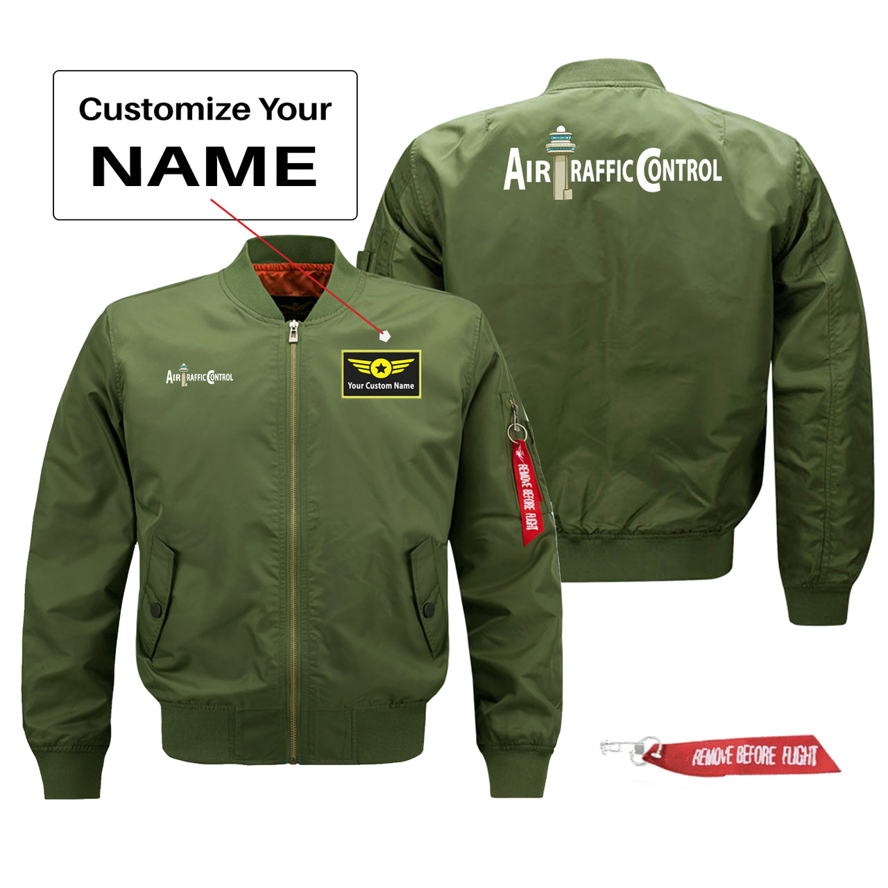 Air Traffic Control Designed Pilot Jackets (Customizable)