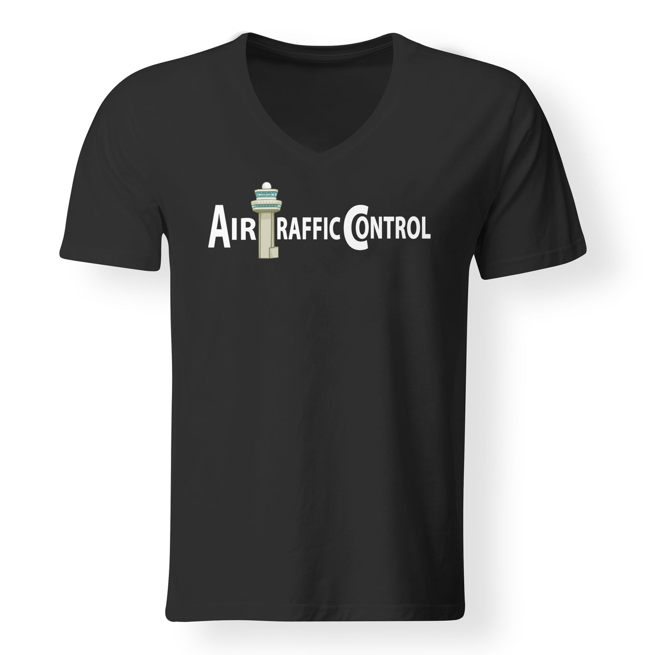 Air Traffic Control Designed V-Neck T-Shirts