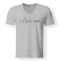 Thumbnail for Air Traffic Control Designed V-Neck T-Shirts