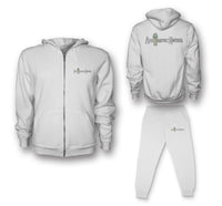 Thumbnail for Air Traffic Control Designed Zipped Hoodies & Sweatpants Set
