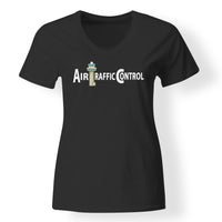 Thumbnail for Air Traffic Control Designed V-Neck T-Shirts