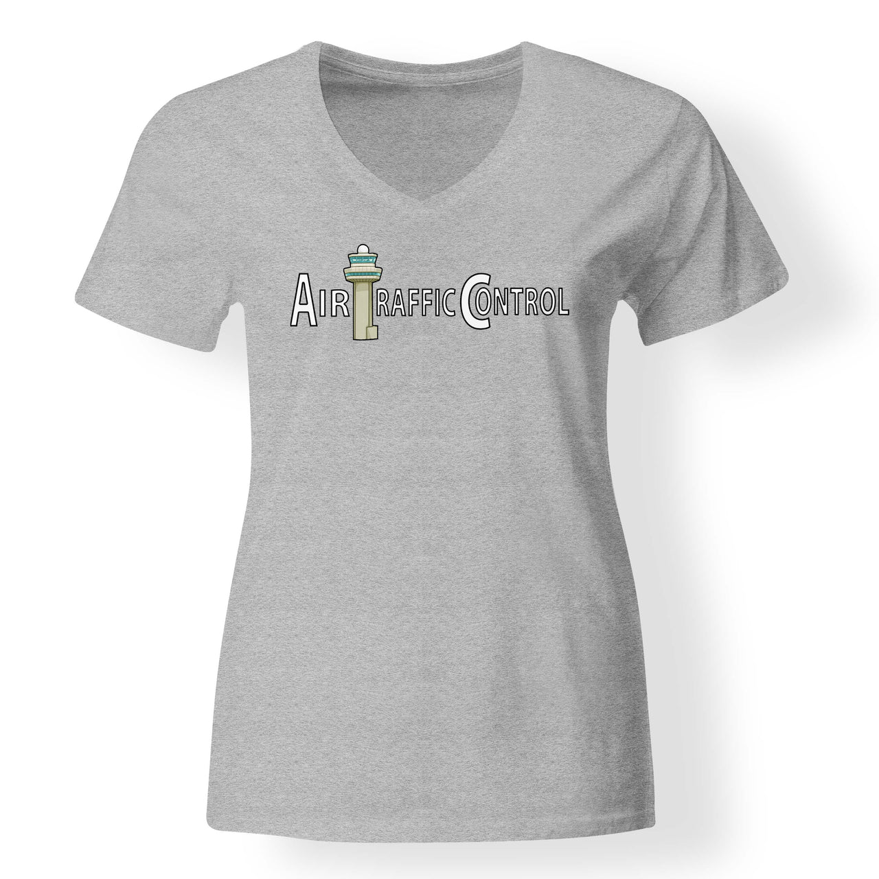 Air Traffic Control Designed V-Neck T-Shirts