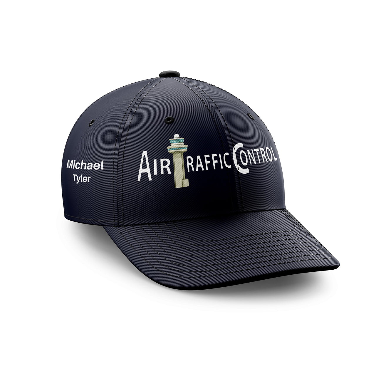 Customizable Name & Air Traffic Control Embroidered Hats
