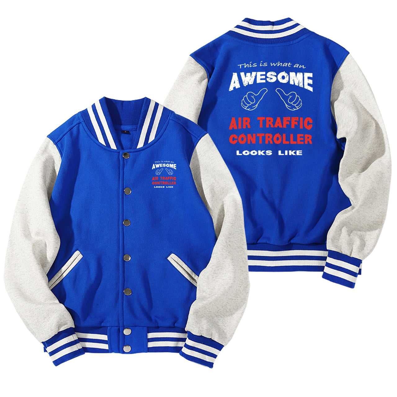 Air Traffic Controller Designed Baseball Style Jackets