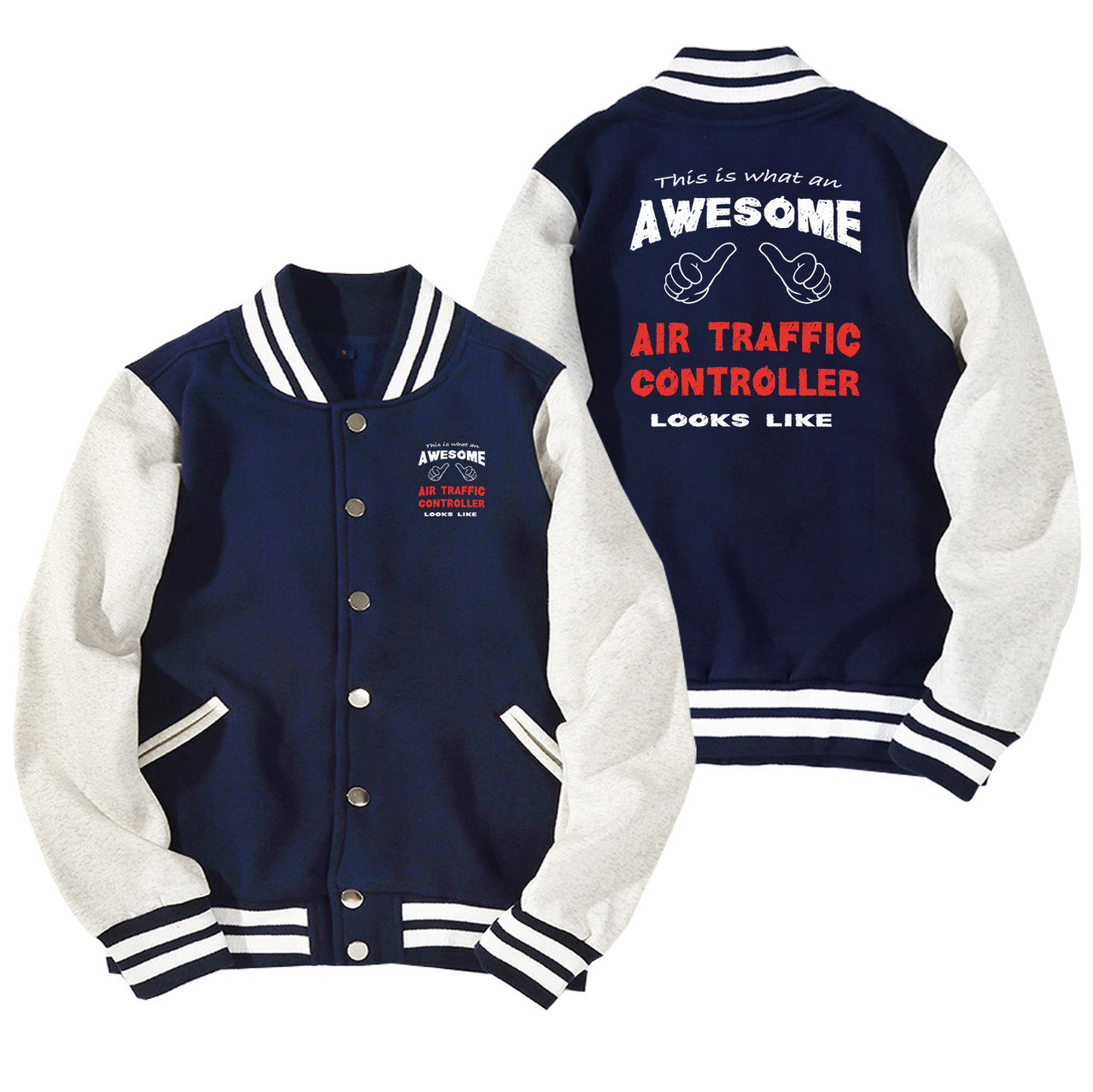 Air Traffic Controller Designed Baseball Style Jackets