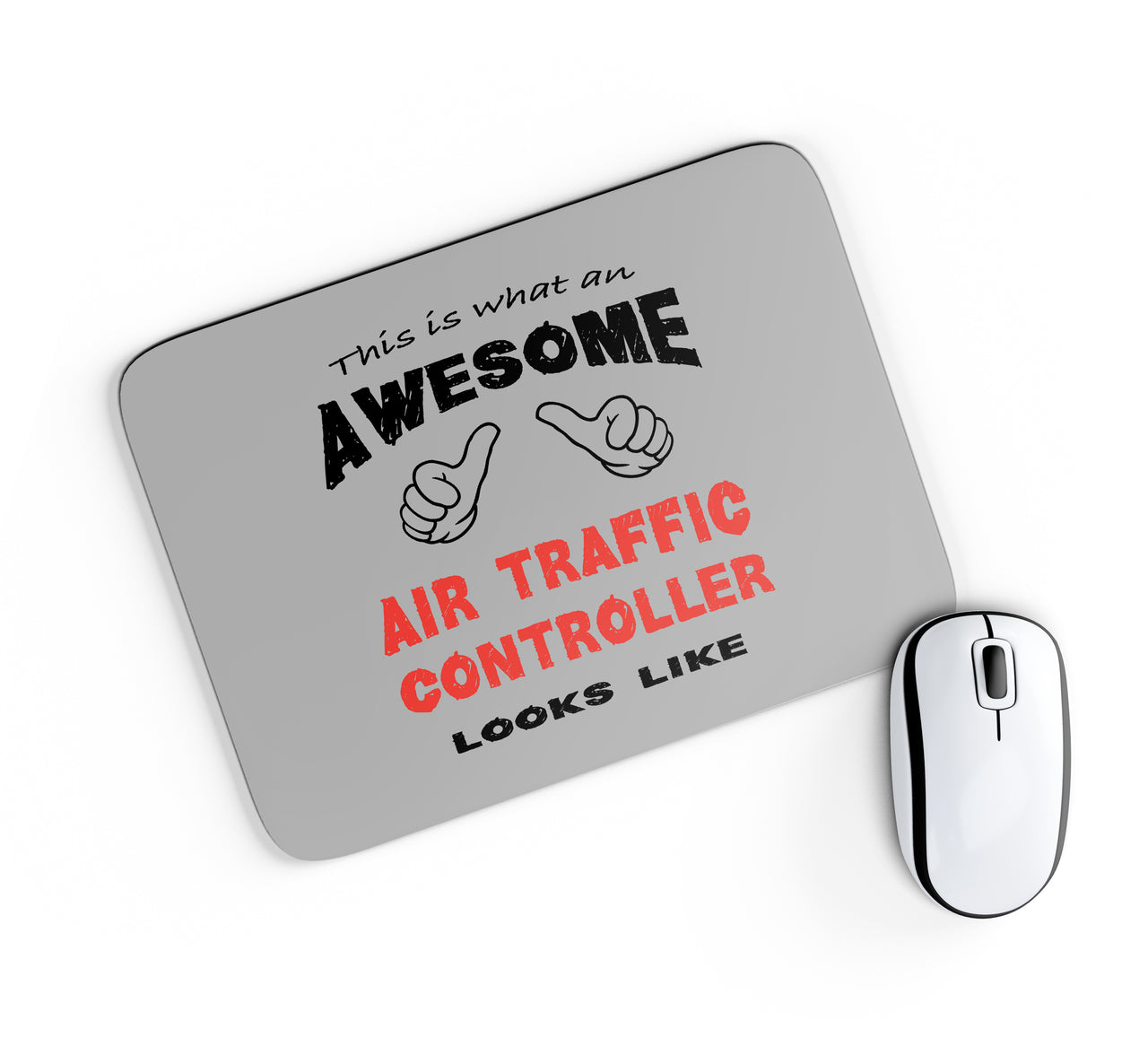 Air Traffic Controller Designed Mouse Pads