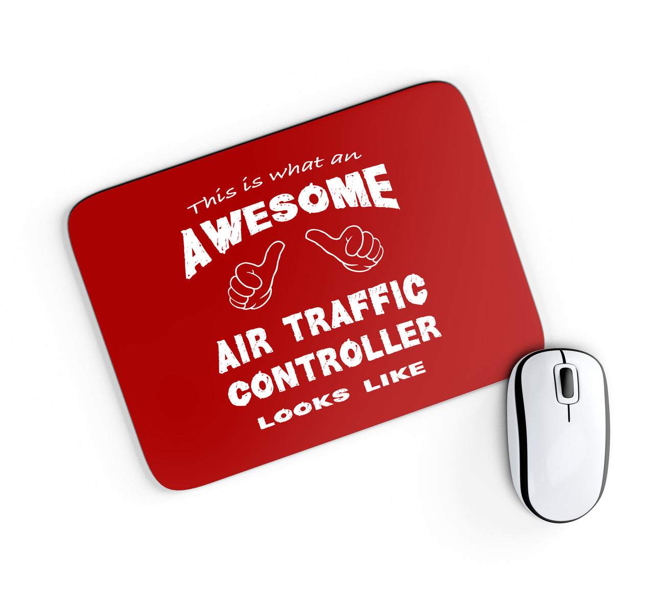 Air Traffic Controller Designed Mouse Pads