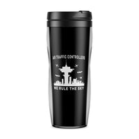 Thumbnail for Air Traffic Controllers - We Rule The Sky Designed Plastic Travel Mugs