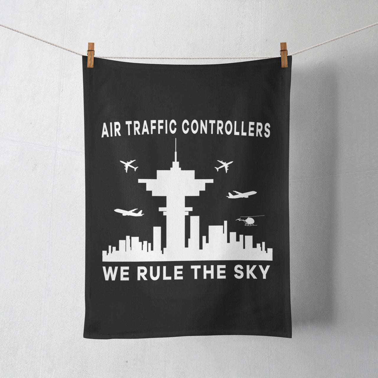 Air Traffic Controllers - We Rule The Sky Designed Towels