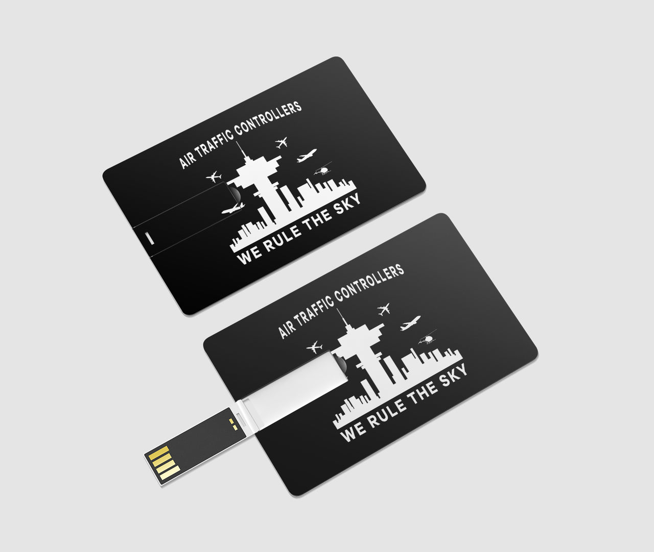 Air Traffic Controllers - We Rule The Sky Designed USB Cards