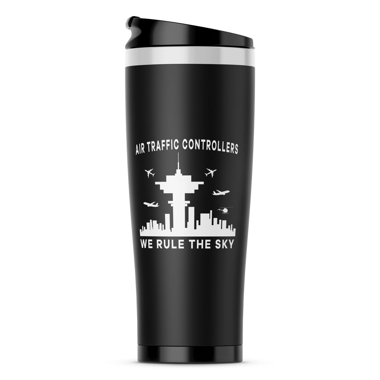Air Traffic Controllers - We Rule The Sky Designed Travel Mugs