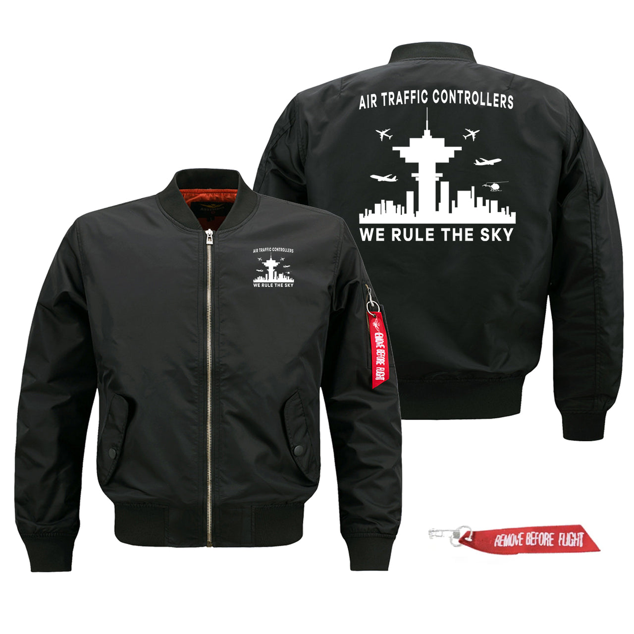 Air Traffic Controllers - We Rule The Sky Designed Pilot Jackets (Customizable)