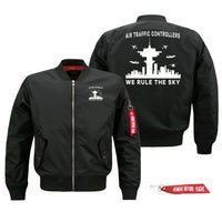 Thumbnail for Air Traffic Controllers - We Rule The Sky Designed Pilot Jackets (Customizable)