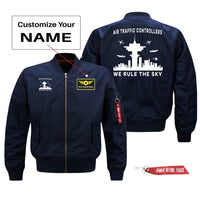 Thumbnail for Air Traffic Controllers - We Rule The Sky Designed Pilot Jackets (Customizable)