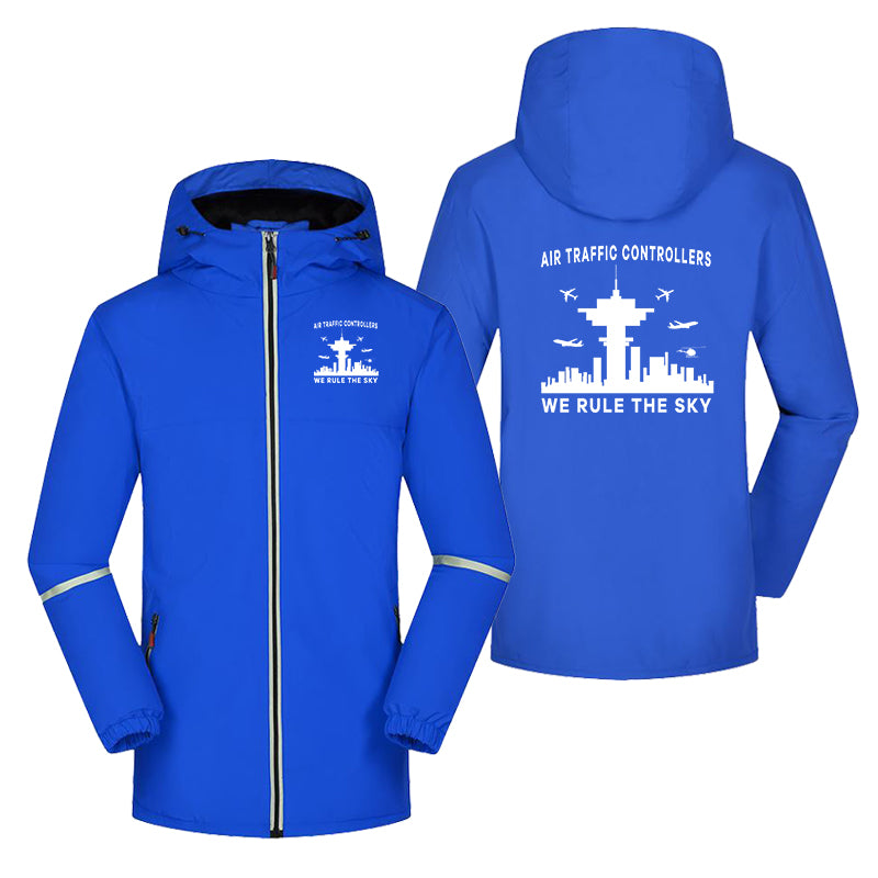 Air Traffic Controllers - We Rule The Sky Designed Rain Coats & Jackets
