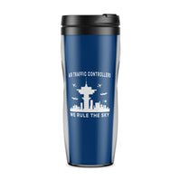 Thumbnail for Air Traffic Controllers - We Rule The Sky Designed Plastic Travel Mugs