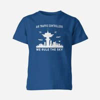Thumbnail for Air Traffic Controllers - We Rule The Sky Designed Children T-Shirts