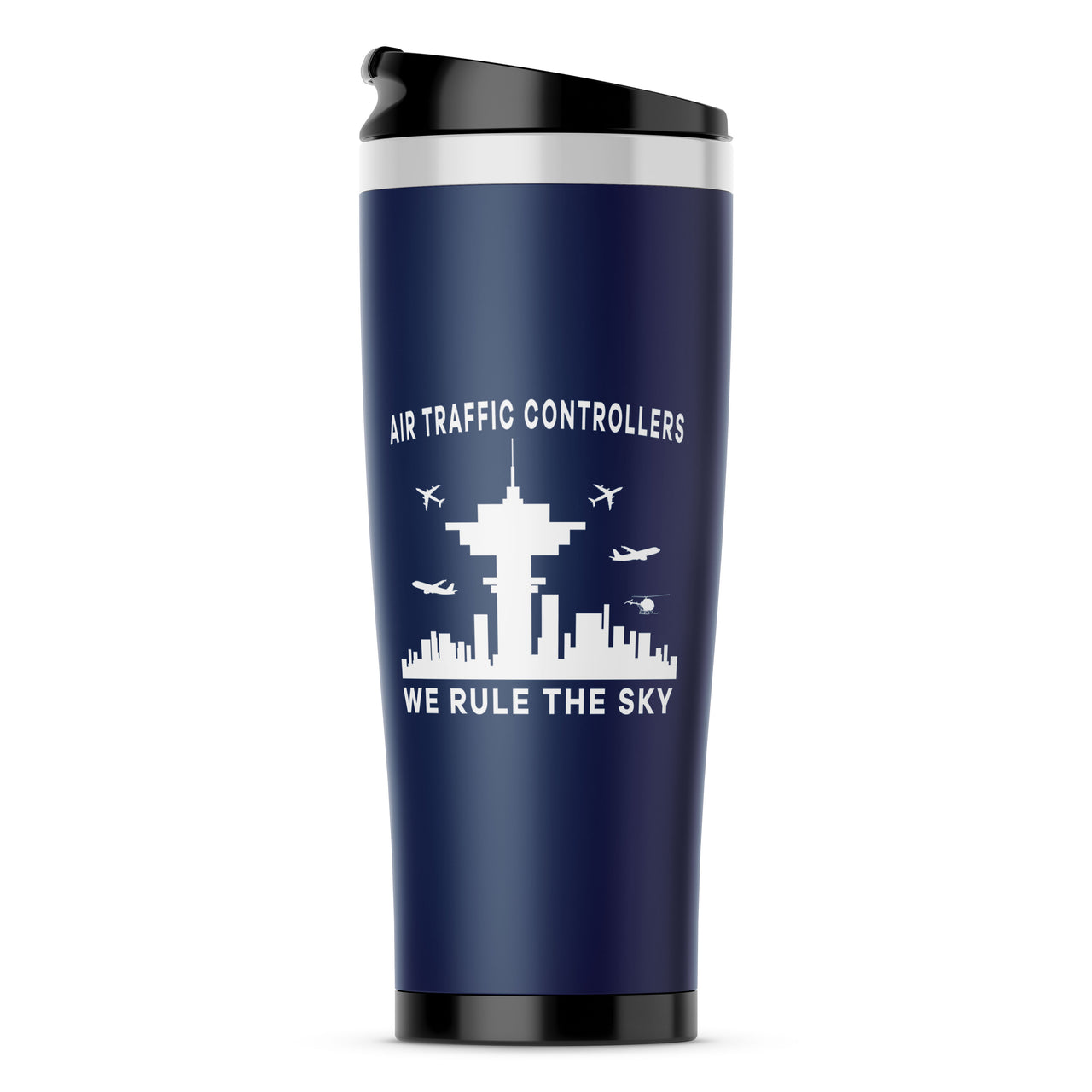Air Traffic Controllers - We Rule The Sky Designed Travel Mugs