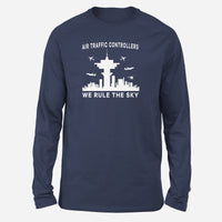 Thumbnail for Air Traffic Controllers - We Rule The Sky Designed Long-Sleeve T-Shirts