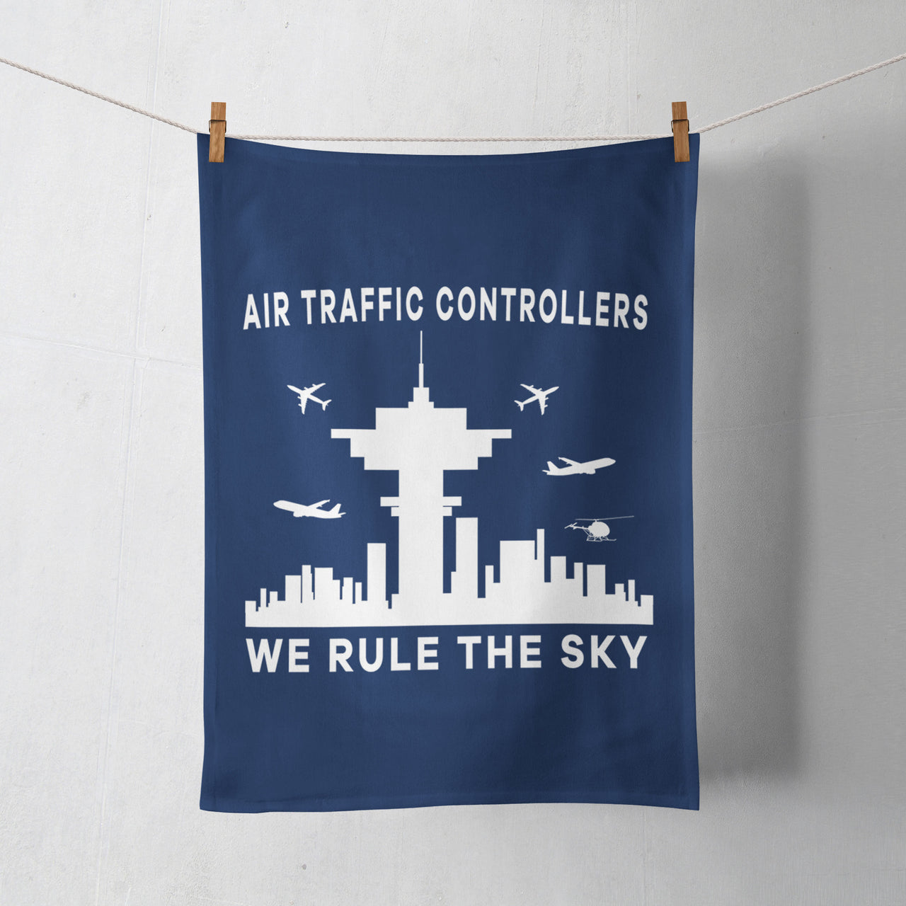 Air Traffic Controllers - We Rule The Sky Designed Towels