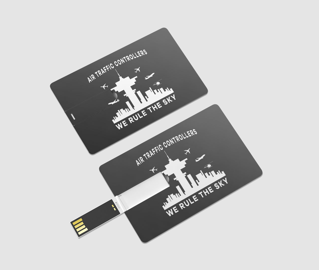 Air Traffic Controllers - We Rule The Sky Designed USB Cards