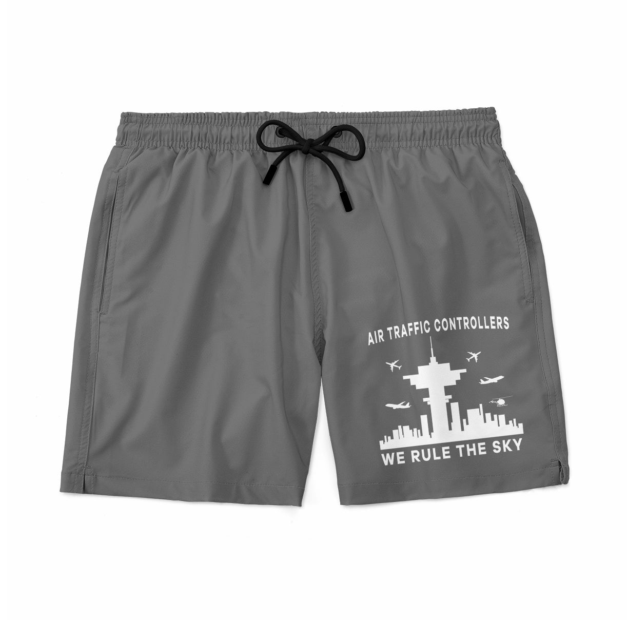 Air Traffic Controllers - We Rule The Sky Designed Swim Trunks & Shorts