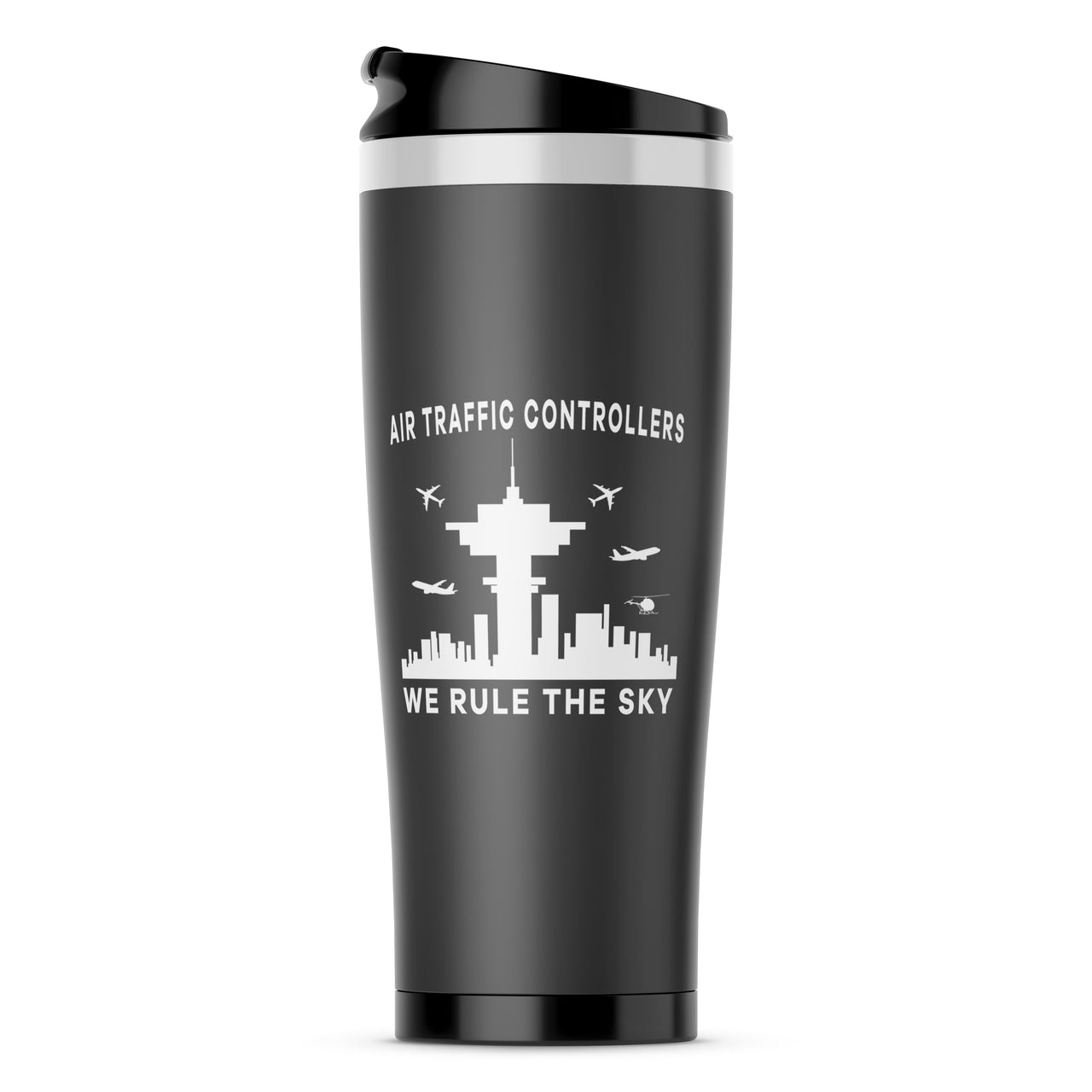 Air Traffic Controllers - We Rule The Sky Designed Travel Mugs