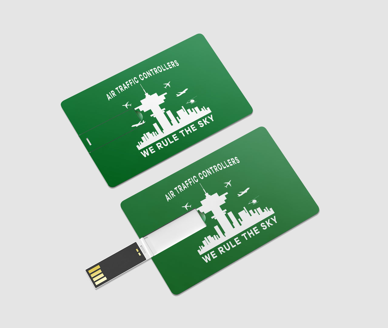 Air Traffic Controllers - We Rule The Sky Designed USB Cards