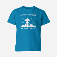 Thumbnail for Air Traffic Controllers - We Rule The Sky Designed Children T-Shirts
