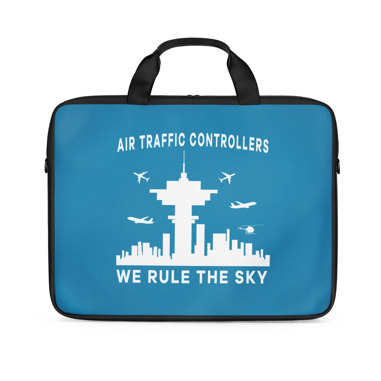 Air Traffic Controllers - We Rule The Sky Designed Laptop & Tablet Bags