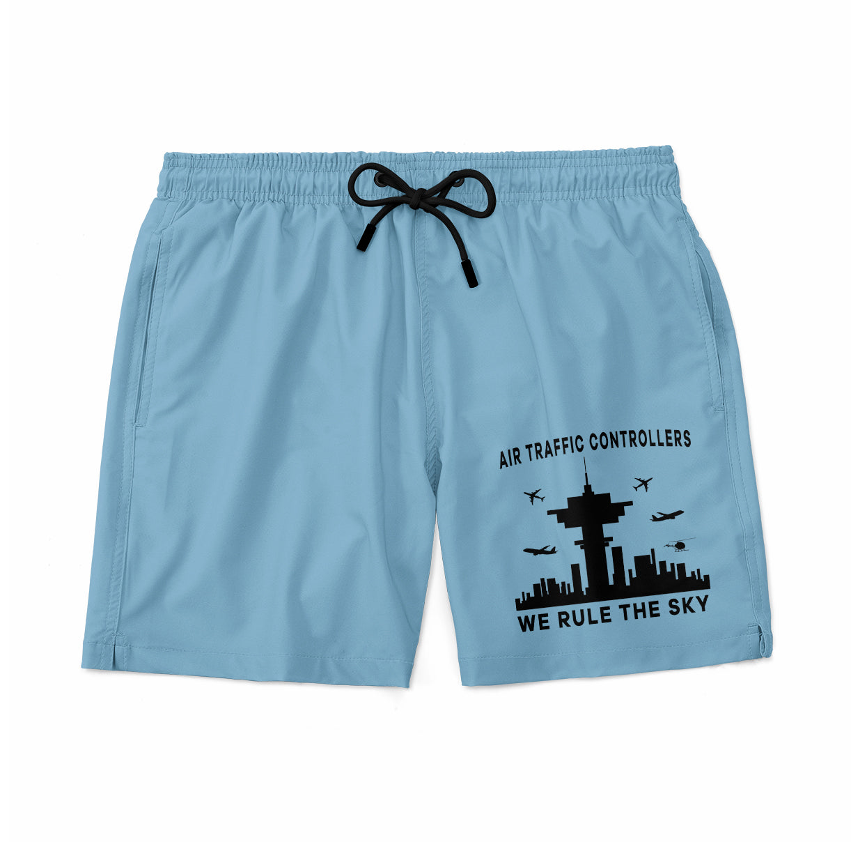 Air Traffic Controllers - We Rule The Sky Designed Swim Trunks & Shorts
