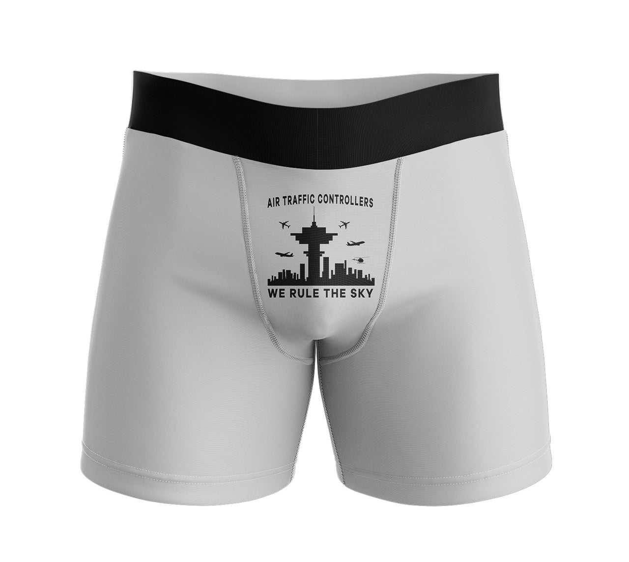 Air Traffic Controllers - We Rule The Sky Designed Men Boxers
