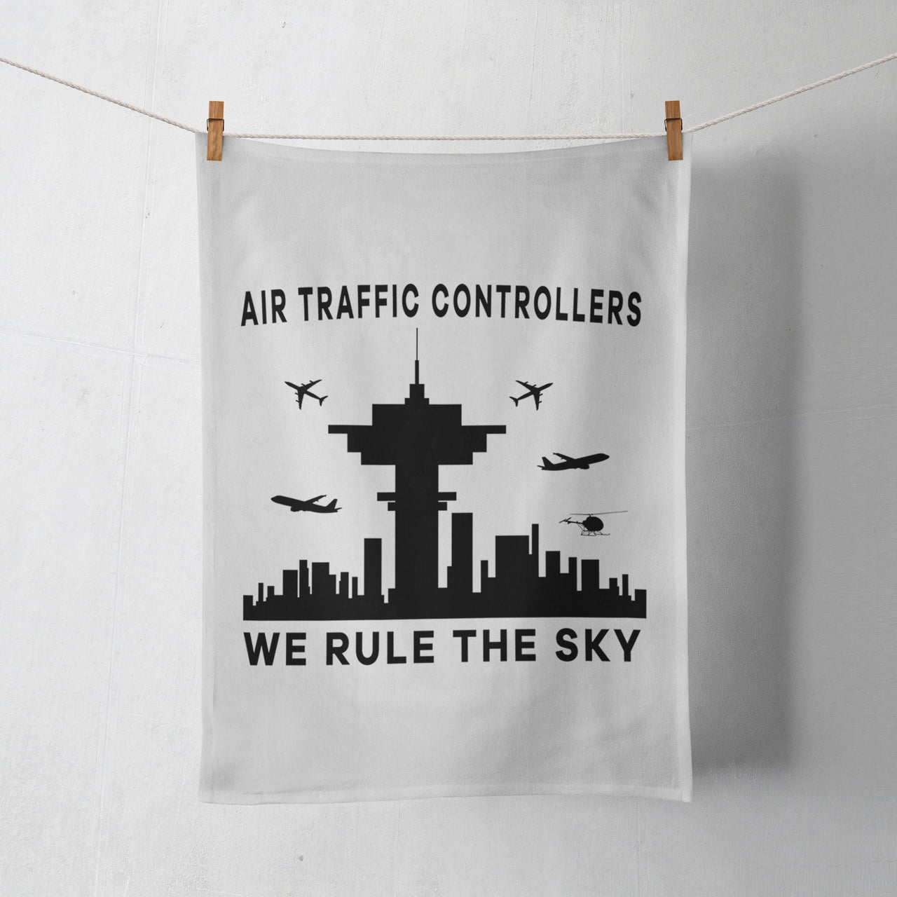 Air Traffic Controllers - We Rule The Sky Designed Towels