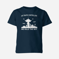 Thumbnail for Air Traffic Controllers - We Rule The Sky Designed Children T-Shirts
