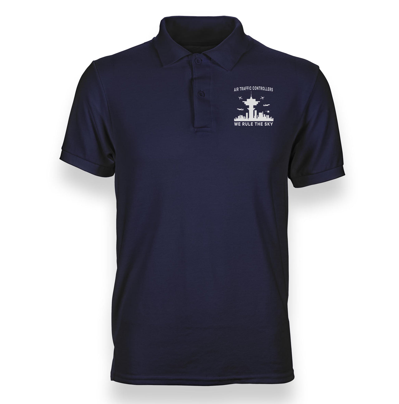 Air Traffic Controllers - We Rule The Sky Designed Polo T-Shirts