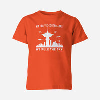 Thumbnail for Air Traffic Controllers - We Rule The Sky Designed Children T-Shirts