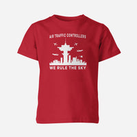 Thumbnail for Air Traffic Controllers - We Rule The Sky Designed Children T-Shirts