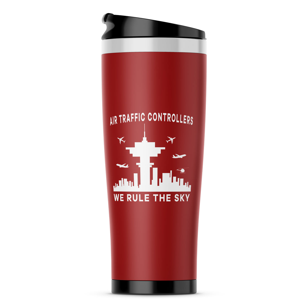 Air Traffic Controllers - We Rule The Sky Designed Travel Mugs