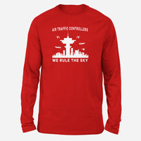 Thumbnail for Air Traffic Controllers - We Rule The Sky Designed Long-Sleeve T-Shirts