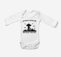 Thumbnail for Air Traffic Controllers - We Rule The Sky Designed Baby Bodysuits