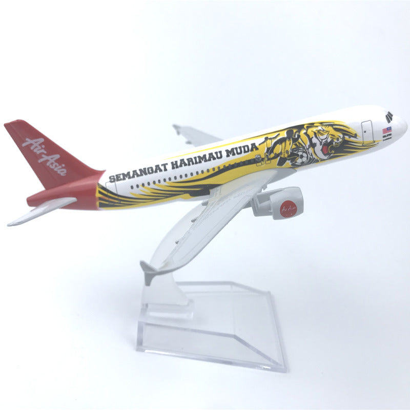 Airasia Tiger Airbus A320 Airplane Model (16CM)