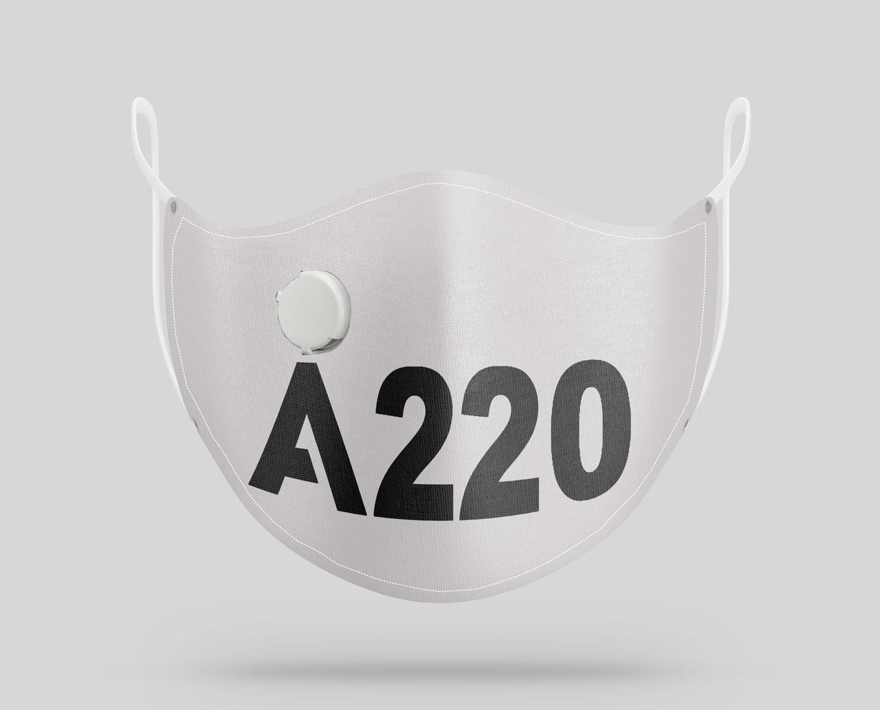 Airbus A220 Text Designed Face Masks