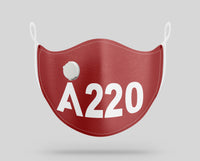 Thumbnail for Airbus A220 Text Designed Face Masks