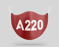 Thumbnail for Airbus A220 Text Designed Face Masks